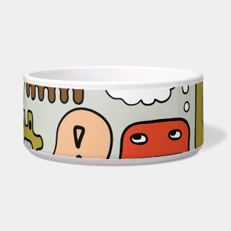 Cute Cartoon Monsters: Seamless Background