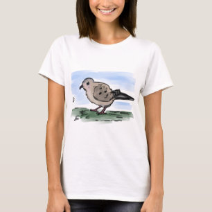 Cute Cartoon Mourning Dove T-Shirt