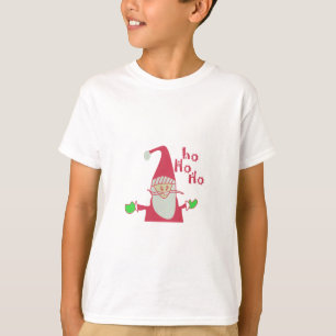 Cute Cartoon Mouse Santa Ho Ho Ho T-Shirt