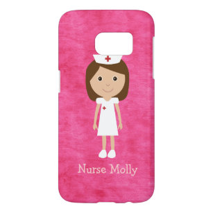 Cute Cartoon Nurse Pink