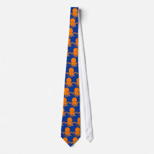 Cute Cartoon Octopus Tie