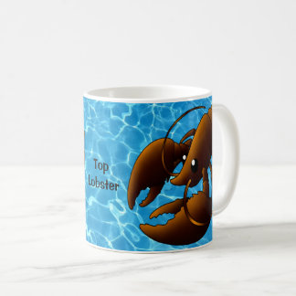 Cute Cartoon Orange Lobster Coffee Mug