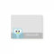 Cute Cartoon Owl - Blue and Grey Custom Name
