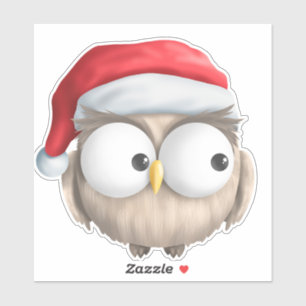 Cute Cartoon Owl Christmas