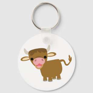 Cute Cartoon Ox keychain