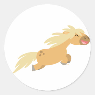 Cute Cartoon Palomino Pony sticker