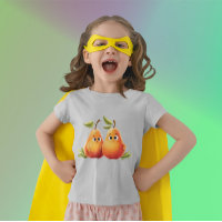 Cute Cartoon Pears - Cute Pears with Smiling Faces