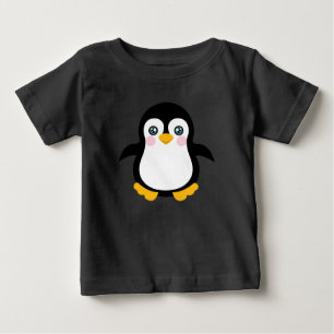 Cute Cartoon Penguin Design Baby T-Shirt