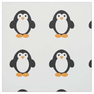 Cute Cartoon Penguin Fabric