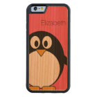 Cute Cartoon Penguin Illustration with Custom Name