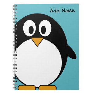 Cute Cartoon Penguin Notebook