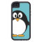 Cute Cartoon Penguin Pastel Blue