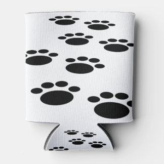 Cute Cartoon Pet Paw Trail Can Cooler