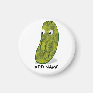Cute Cartoon Pickle Drawing Magnet
