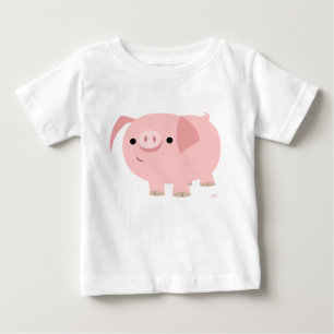 Cute Cartoon Pig Baby T-Shirt