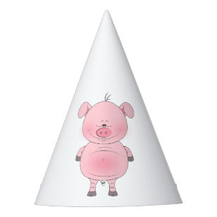 Cute Cartoon Pig Party Hat