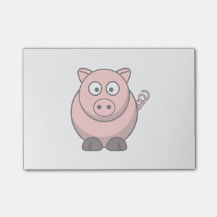 Cute Cartoon Pig Post-it Notes