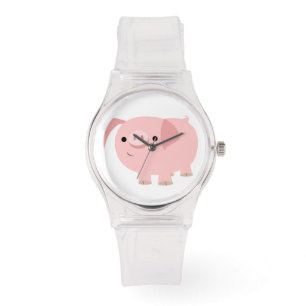 Cute Cartoon Pig Watch