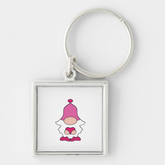 CUTE CARTOON PINK GENONE KEY RING (Front)