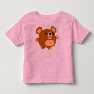Cute Cartoon Playful Bear Children T-Shirt