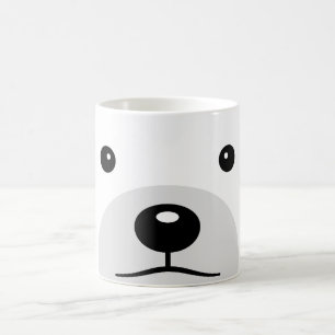 Cute Cartoon Polar Bear Coffee Mug