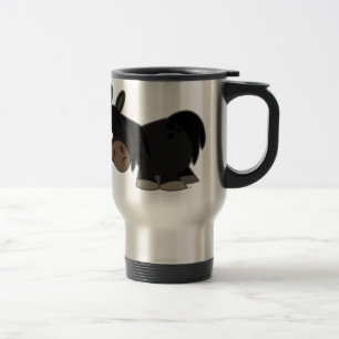 Cute Cartoon Ponies Standoff  Commuter Mug