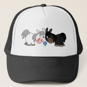 Cute Cartoon Ponies Standoff Hat