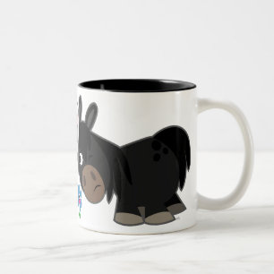 Cute Cartoon Ponies Standoff  Mug