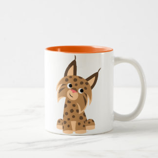Cute Cartoon Prankish Lynx Mug