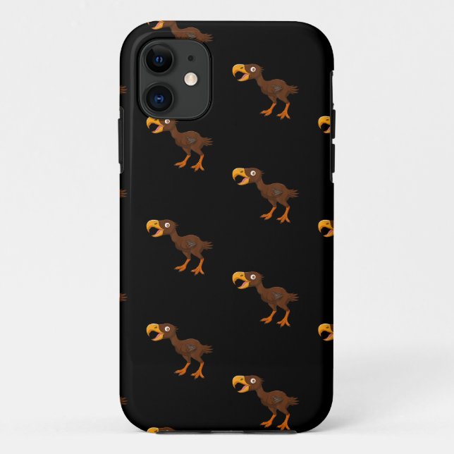 Cute Cartoon Prehistoric Animals Terror Bird  Case-Mate iPhone Case (Back)