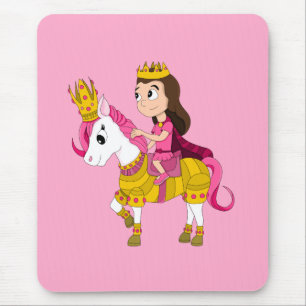 Cute cartoon princess mouse mat