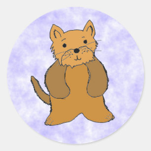 Cute Cartoon Puppy Sticker