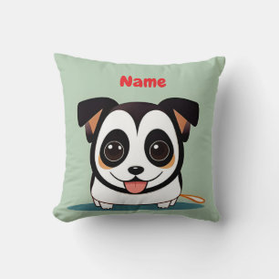 Cute Cartoon Puppy with Adorable Expression Cushion