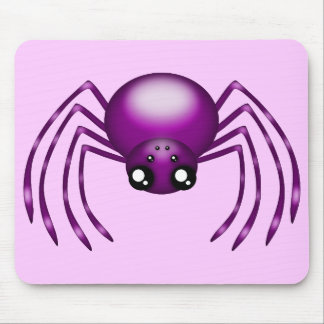 Cute Cartoon Purple Spider Mousemats