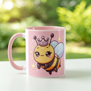 Cute Cartoon Queen Bee Mug