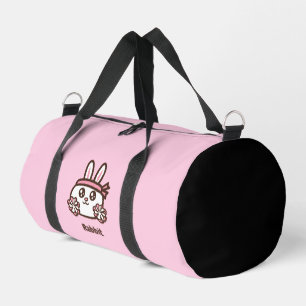 Cute cartoon rabbit duffle bag