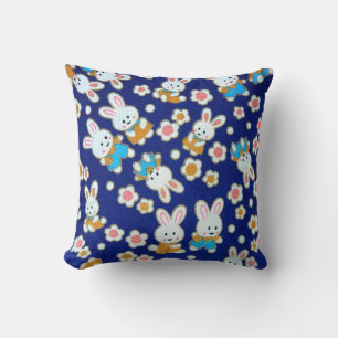 Cute Cartoon Rabbits Cushion