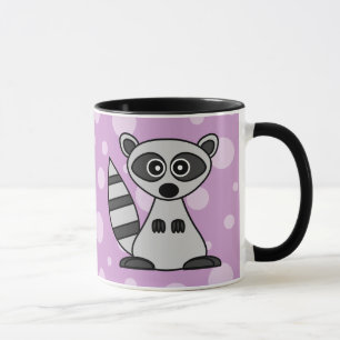 Cute Cartoon Racoon Mug
