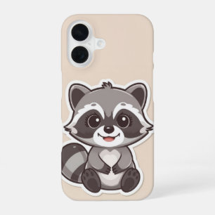 Cute Cartoon Racoon Phone Case