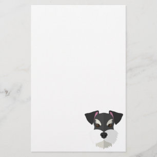 Cute Cartoon Schnauzer! Stationery