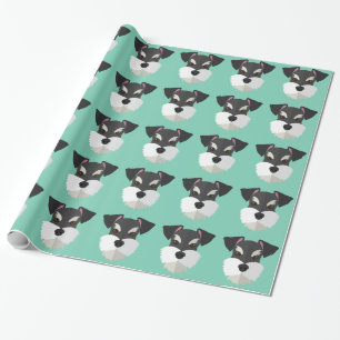 Cute Cartoon Schnauzer! Wrapping Paper