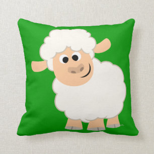 Cute Cartoon Sheep Pillow