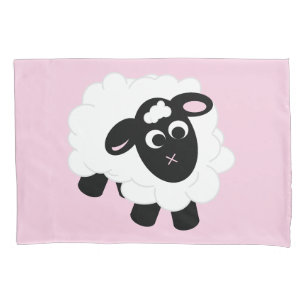 Cute Cartoon Sheep Pillowcase