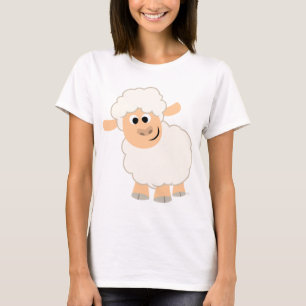 Cute Cartoon Sheep Women T-Shirt