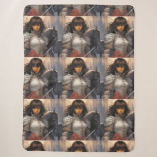 Cute Cartoon Sherpa Blanket