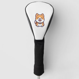 Cute Cartoon Shiba Inu  Golf Head Cover