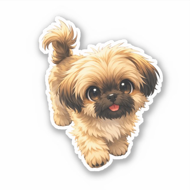 Cute Cartoon Shih Tzu Nala Puppy Dog (Front)