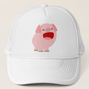 Cute Cartoon Singing Pig Hat