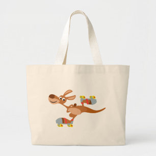 Cute Cartoon Skating Kangaroo Bag
