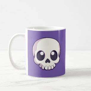 Cute Cartoon Skull Halloween Coffee Mug